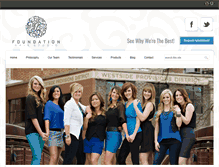 Tablet Screenshot of foundationhairstudio.com